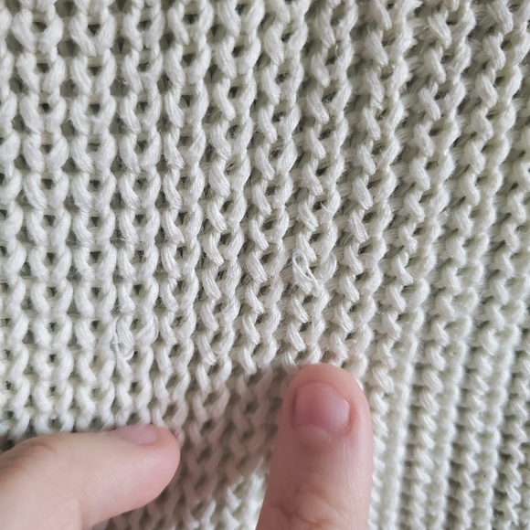 Tory Burch Sport Women's Chunky Knit Cotton Blend Sweater Size S Oversized Fall - Picture 9 of 16